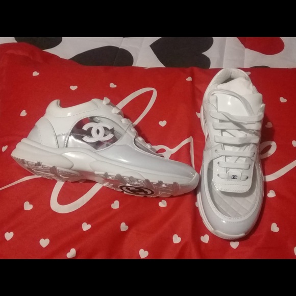 Chanel clear white sneakers (Kylie Jenner) - Picture 5 of 6